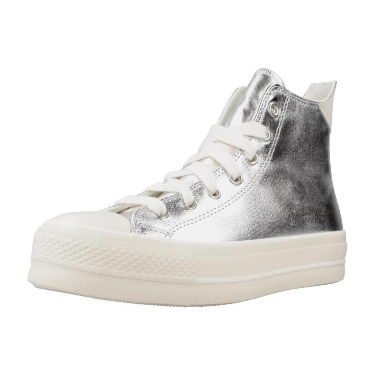 Converse  CHUCK TAYLOR ALL STAR LIFT PLATFORM METALLIC  Stříbrná