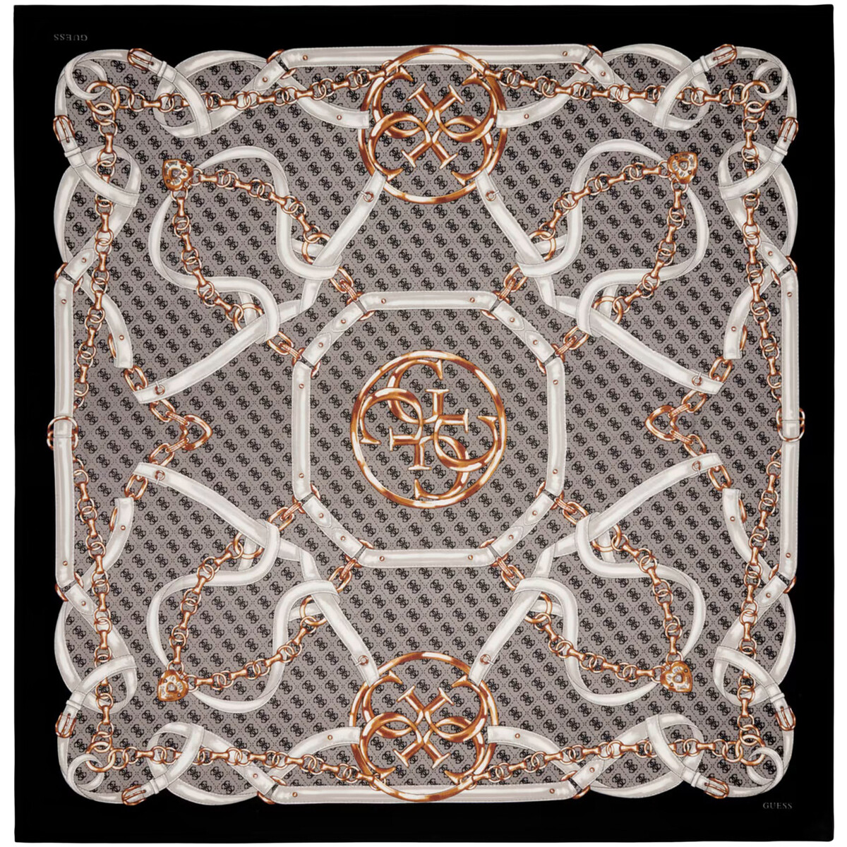 Guess  NOELLE PRINTED KEFIAH 130X130 AW5412POL03  Černá