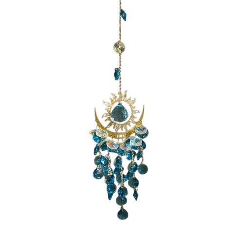 Feng Shui - Křišťálový závěs - Slunce modré