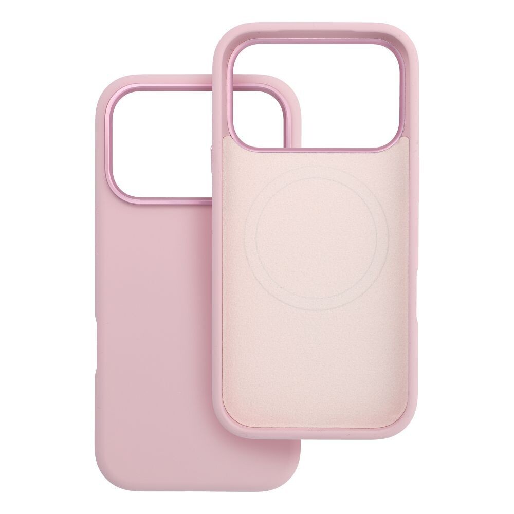 Zadní kryt FORCELL F-PROTECT Frame Premium case compatible with MagSafe pro Apple iPhone 16 Pro Max, růžová