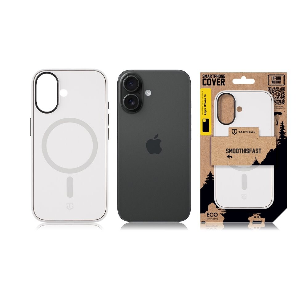 Zadní kryt Tactical MagForce SmoothIsFast pro Apple iPhone 16, chalk