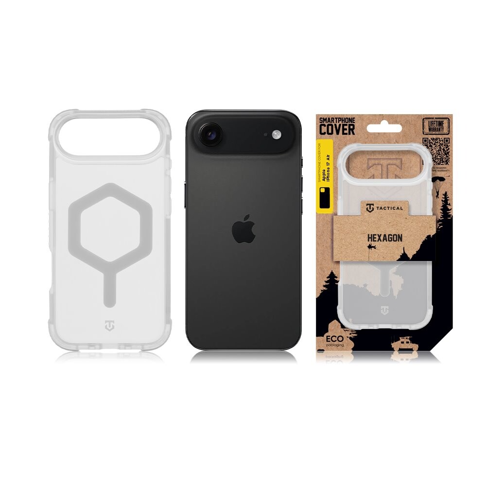 Zadní kryt Tactical MagForce Hexagon pro Apple iPhone Air, T-white