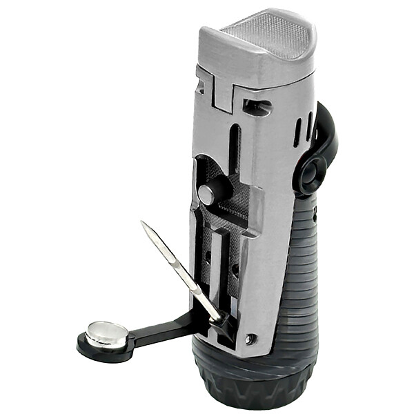 Zapalovač Ronson Bora RGL117 Silver/Black