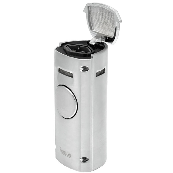 Zapalovač Ronson Volcano RGL110 Silver