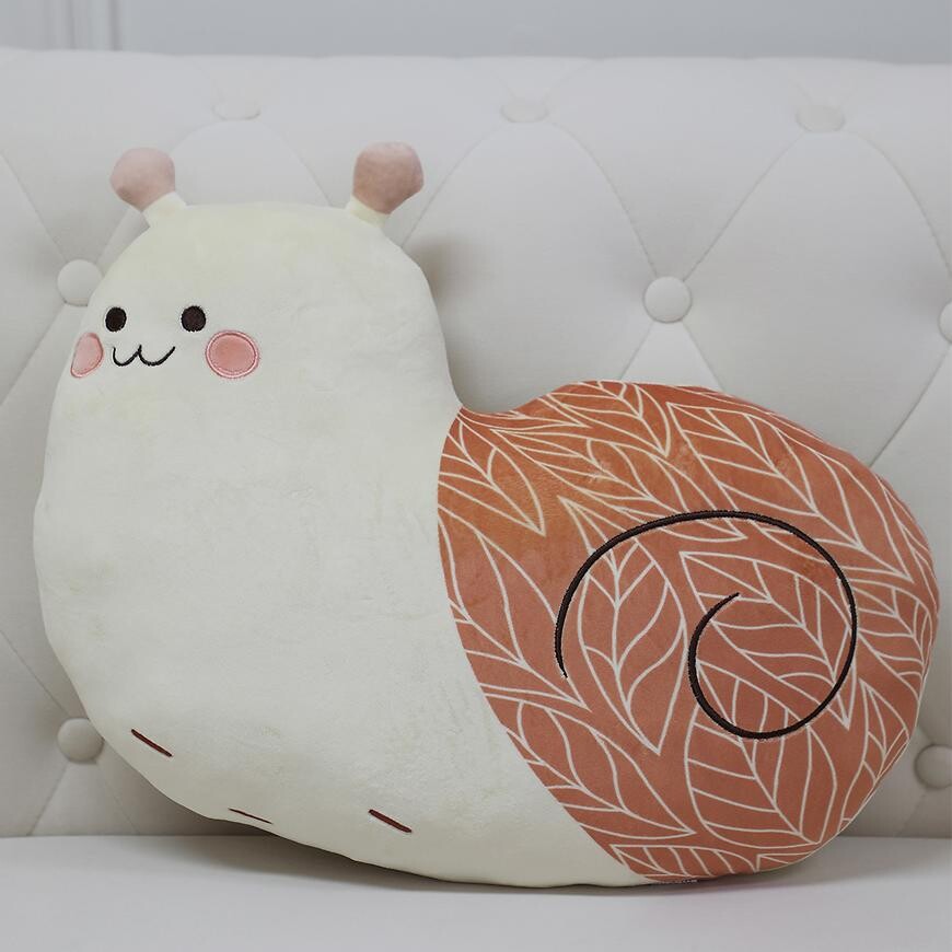 Polštář Šnek 40x33 cm krémový