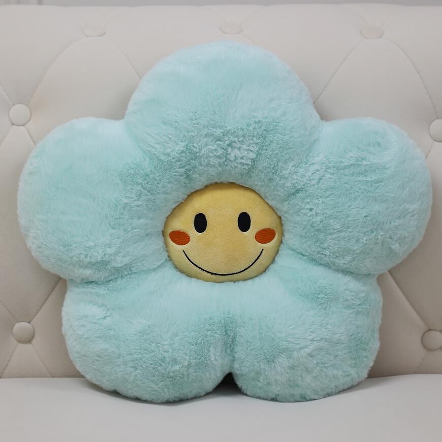 Polštář Sedmikráska 40x40 cm modrý