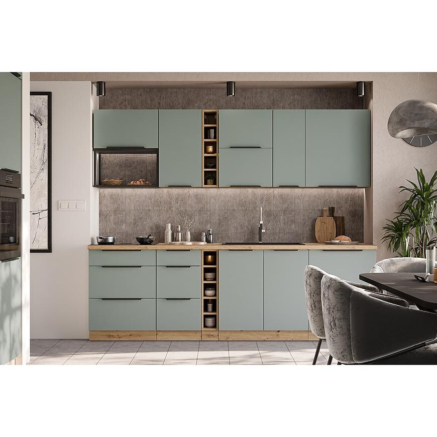 Kuchyňská linka Aria SA/AR 255 cm bez kuchyňské desky