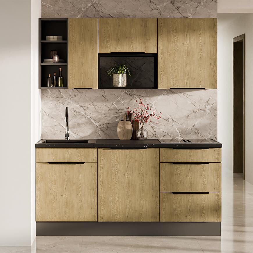 Kuchyňská linka Cremona ANT 180 cm bez kuchyňské desky