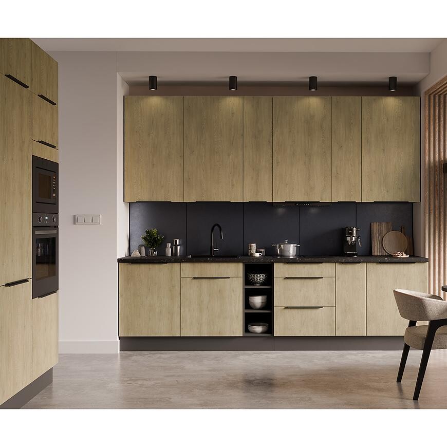 Kuchyňská linka Cremona ANT 300 cm bez kuchyňské desky