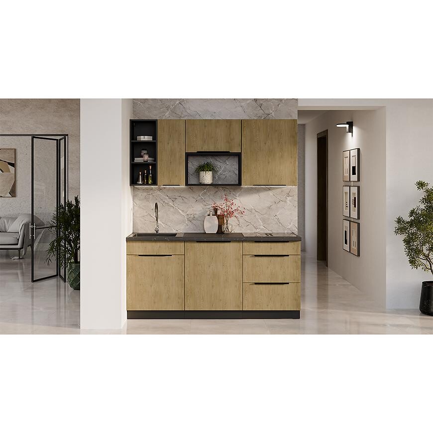 Kuchyňská linka Cremona BL 180 cm bez kuchyňské desky