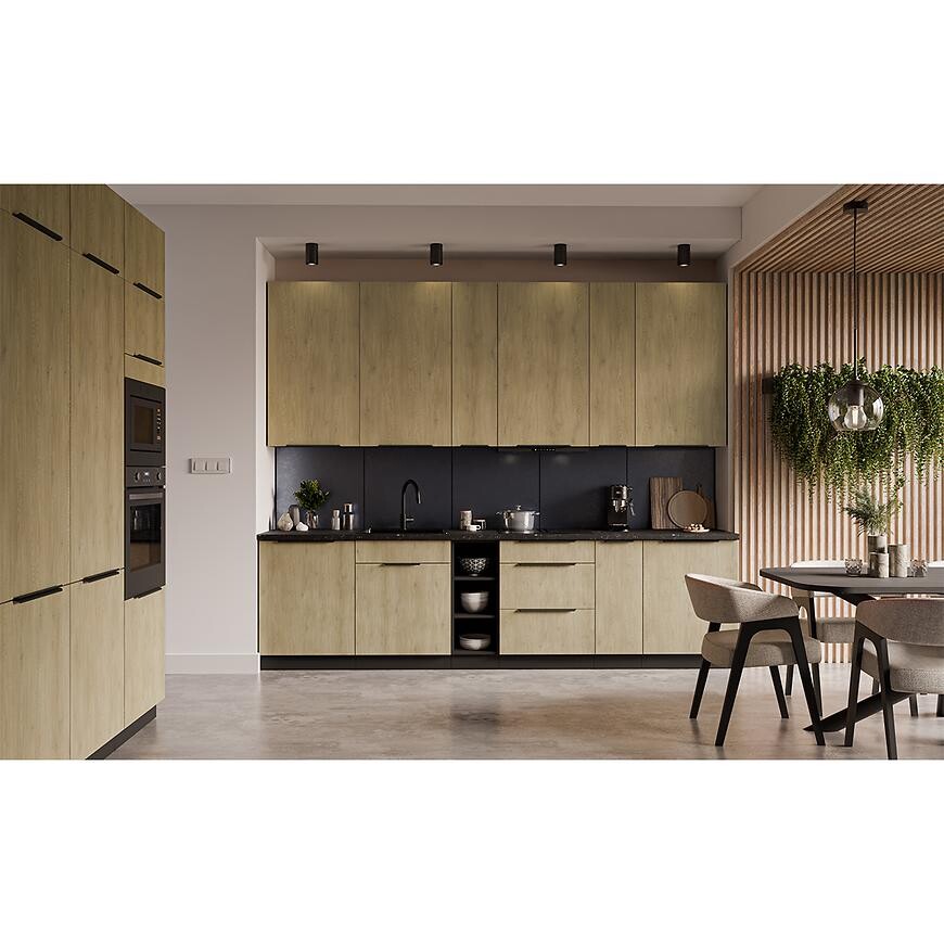 Kuchyňská linka Cremona BL 300 cm bez kuchyňské desky