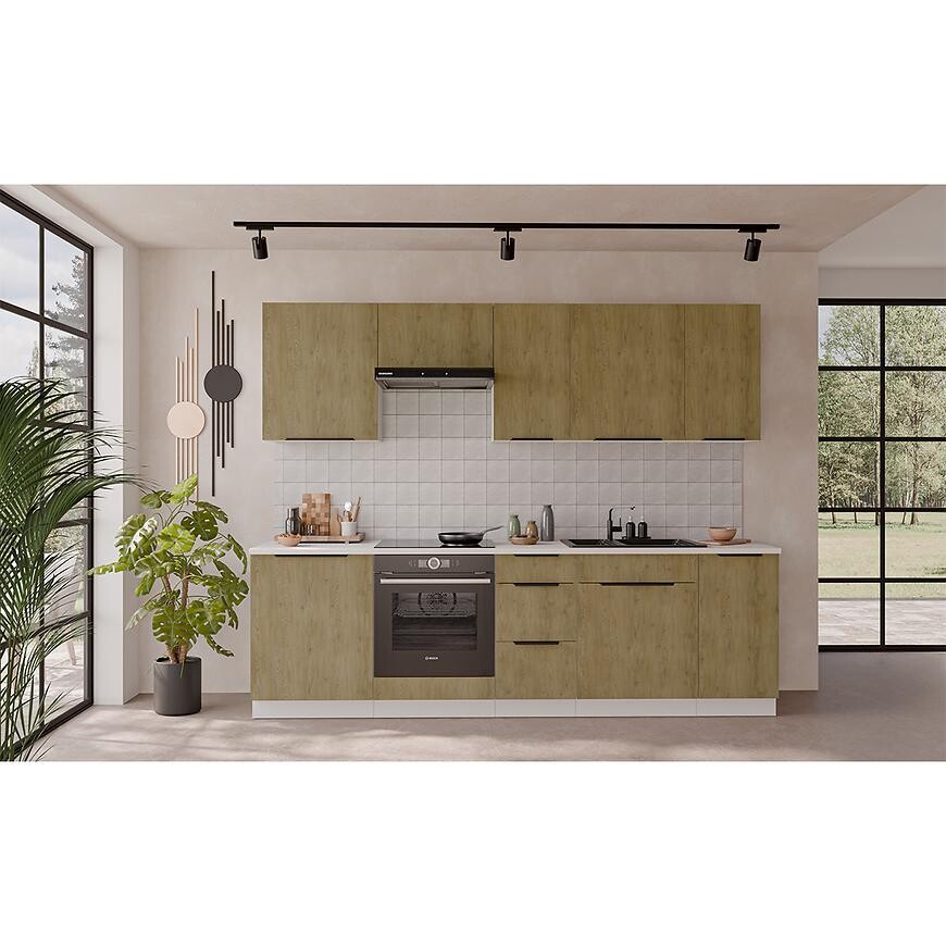 Kuchyňská linka Cremona WH 260 cm bez kuchyňské desky