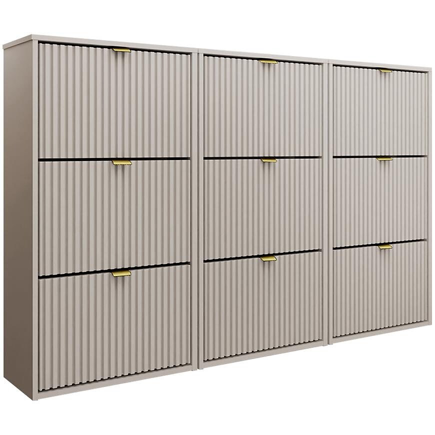 Botník Laro III závěsný kašmír/kašmír/zlatá