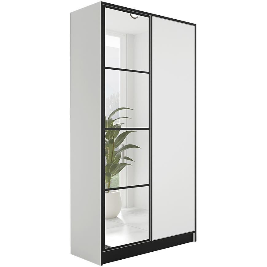 Skříň Eden 2D 107 bílá vzor 1
