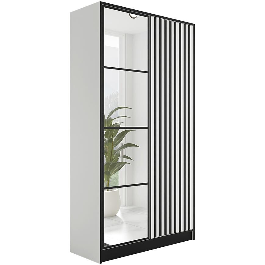 Skříň Eden 2D 107 bílá vzor 3