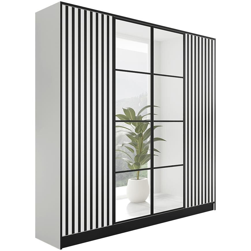 Skříň Eden 4D 207 bílá vzor 3