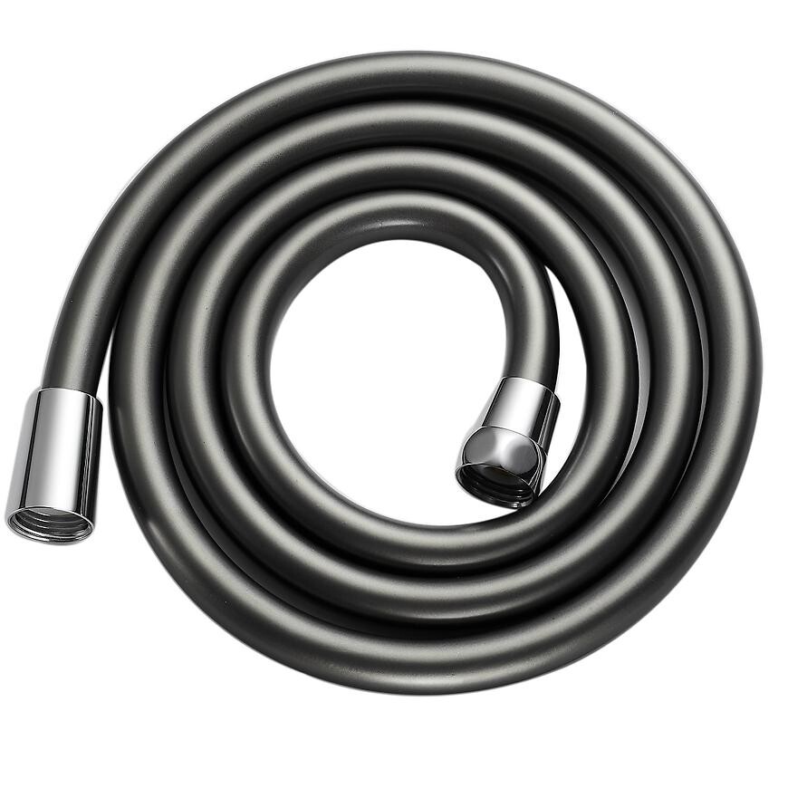Silikonová sprchová hadice Fit Gray 150 cm grafitová