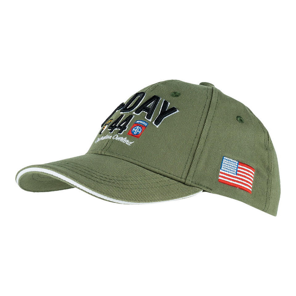 Čepice Fostex Baseball D-Day Normandy - olivová