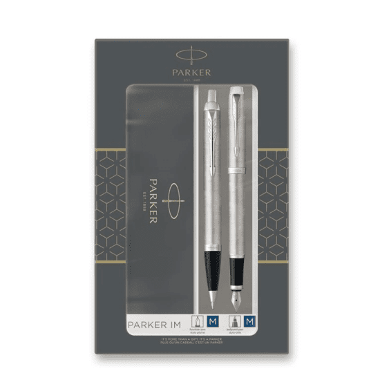 Kuličkové a plnící pero Parker IM Stainless Steel CT - Duo 22 - 1501/2583058