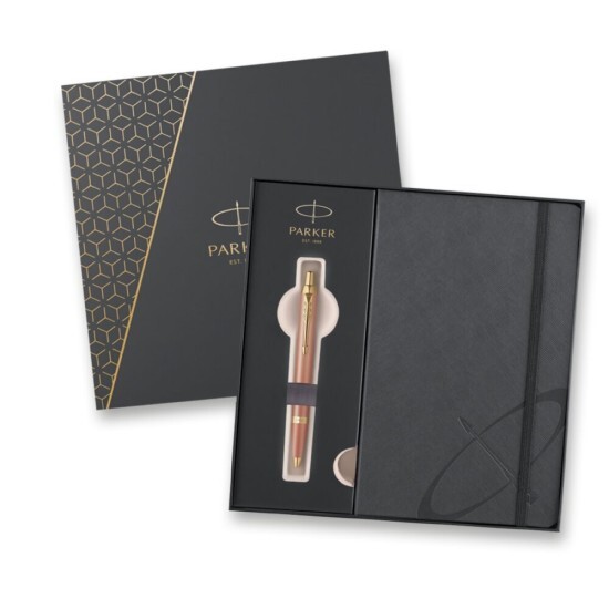 Zápisník a kuličkové pero Parker IM Writing Rituals Orange GT - 1502/3293902