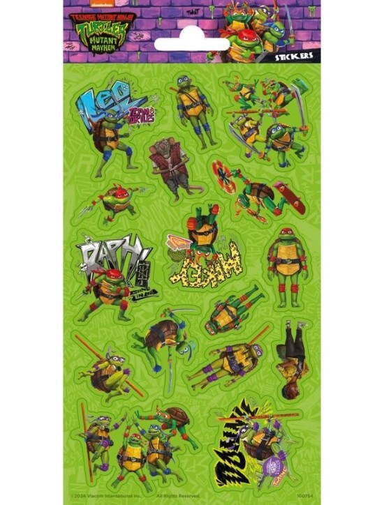 Totum Samolepky - typ C - Želvy Ninja - C100781