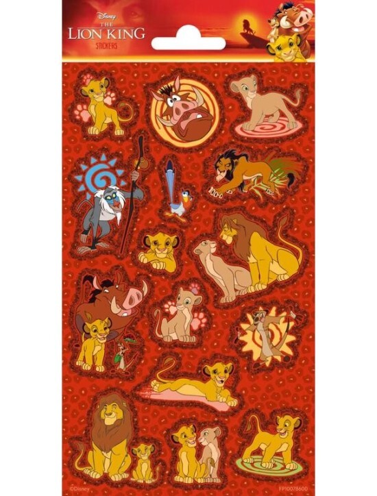 Totum Samolepky - typ C - Lví král - C100786