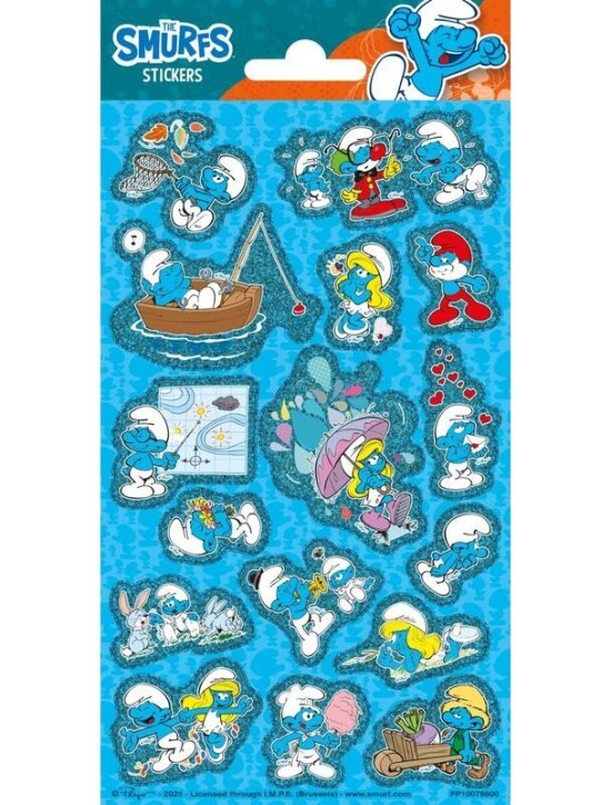 Totum Samolepky - typ C - Šmoulové - C100788