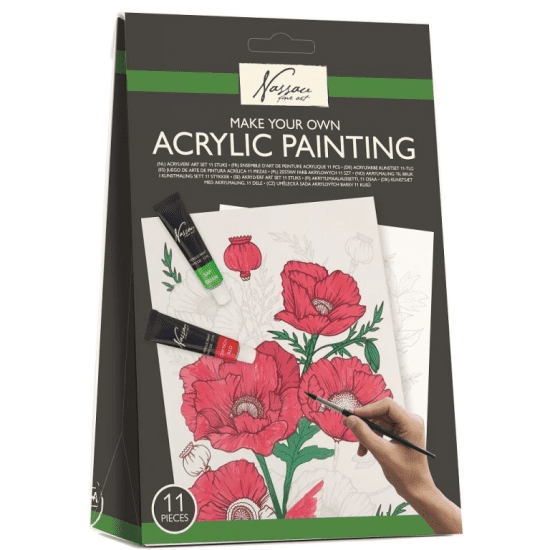 Nassau Akrylová umělecká sada - Květiny - AR0961/GE