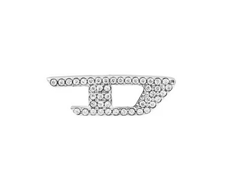 Diesel Ocelová single s krystaly náušnice DX1630040