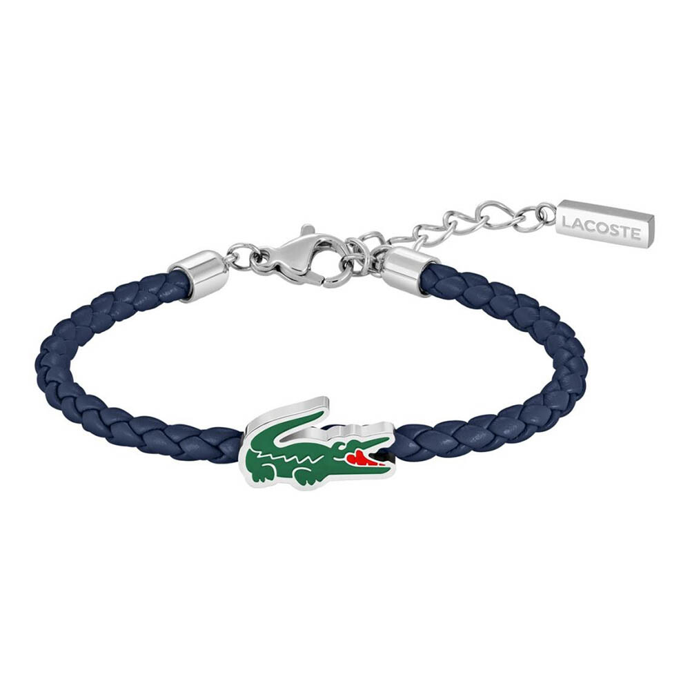 Lacoste Stylový kožený náramek Cutie Croc 2040529