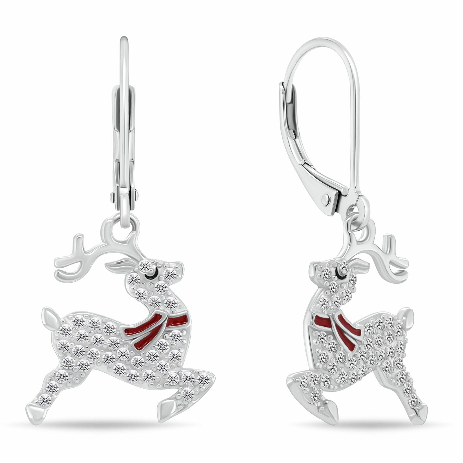 Brilio Silver Hravé stříbrné náušnice Sob EA1246W