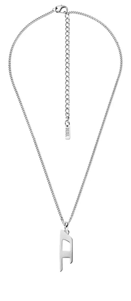 Diesel Fashion ocelový náhrdelník D Logo DX1625040