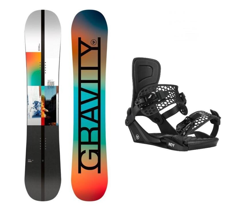 Gravity Symbol 25/26 pánský snowboard + Gravity Indy black vázání