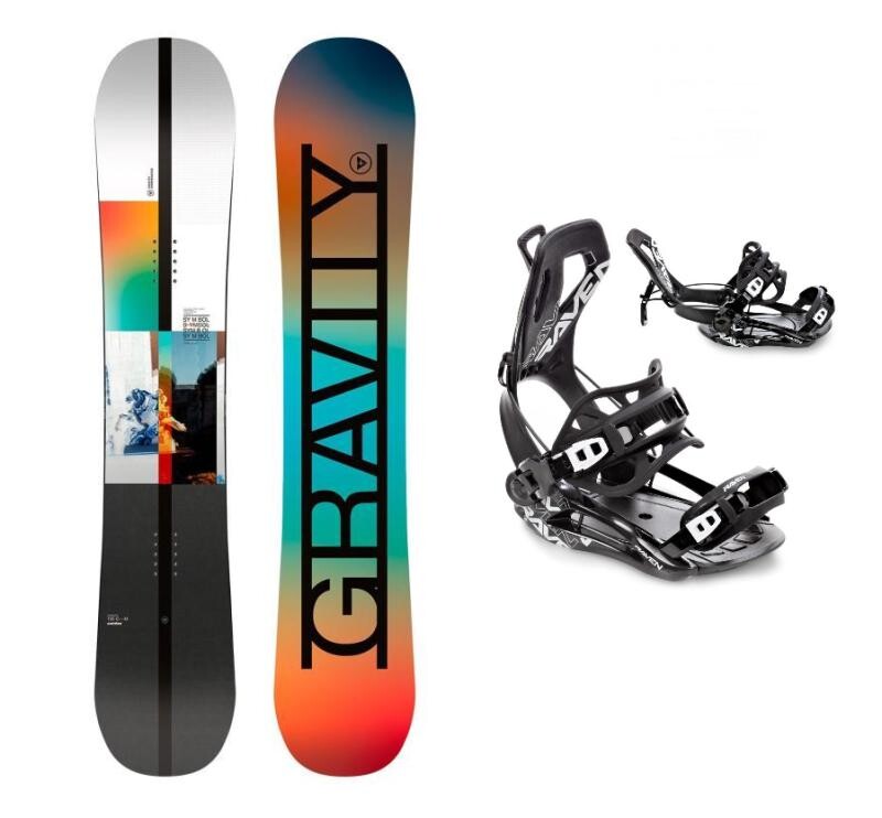 Gravity Symbol 25/26 pánský snowboard + Raven Fastec FT360 black vázání