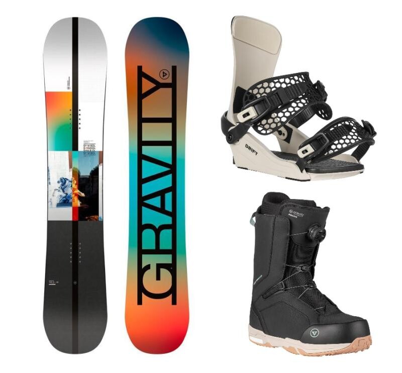 Gravity Symbol 25/26 snowboard + Gravity Drift bone/black vázání + Gravity Recon Atop black boty
