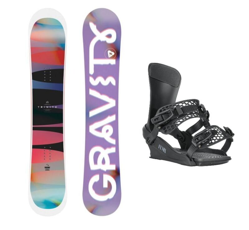 Gravity Trinity 25/26 dámský snowboard + Gravity Fenix black 25/26 vázání