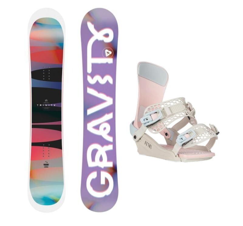 Gravity Trinity 25/26 dámský snowboard + Gravity Fenix candy dámské vázání