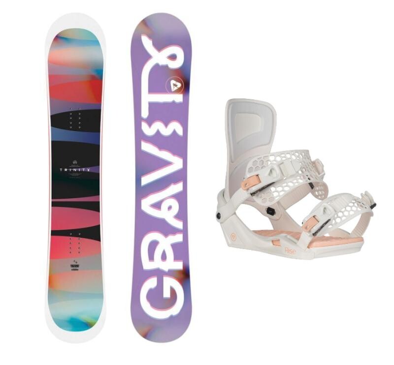 Gravity Trinity 25/26 dámský snowboard + Gravity Rise white 25/26 vázání
