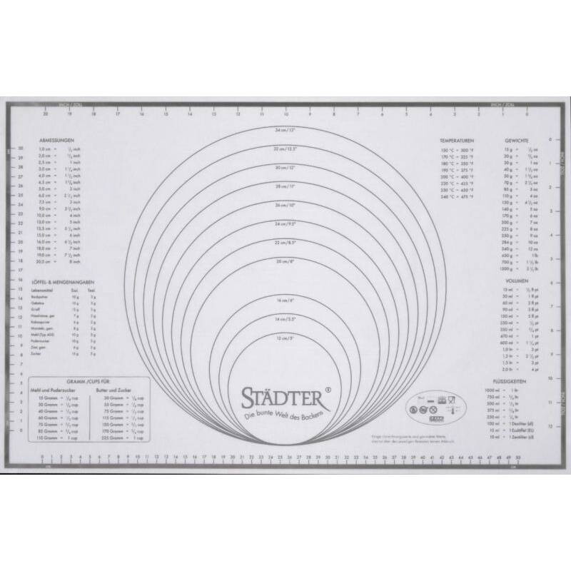 Silikonová podložka 60x40cm - Stadter