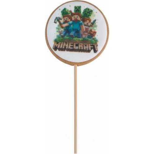 Perníček na špejli Minecraft  25g - I LOVE CAKES