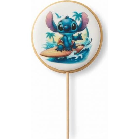 Perníček na špejli Stitch  25g - I LOVE CAKES