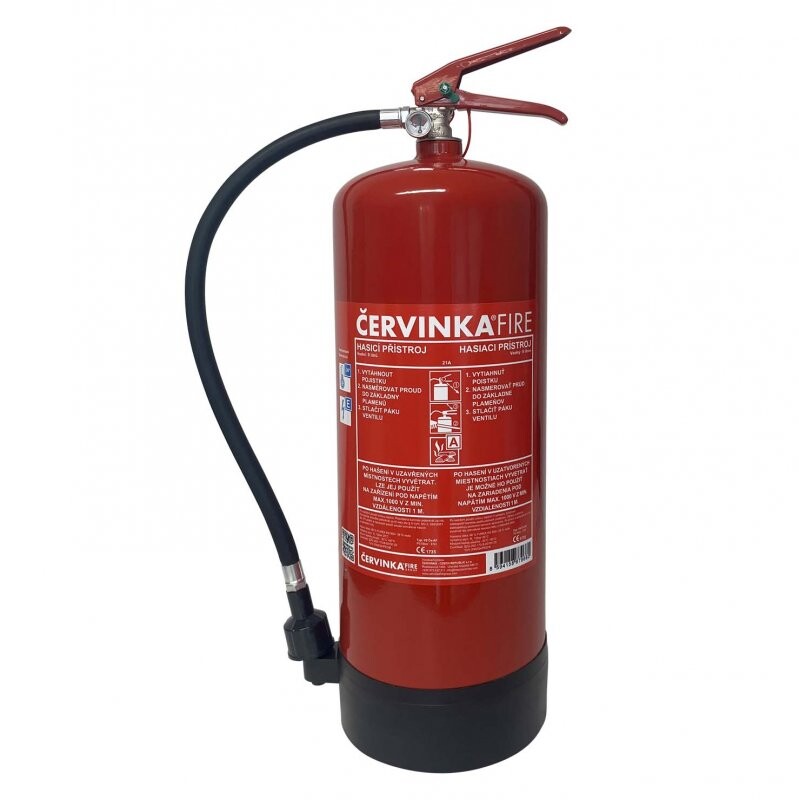 Hasící přístroj vodní 9l, nemrznoucí (21A) Hasící přístroj vodní 9l, nemrznoucí (21A) Kód: 27790