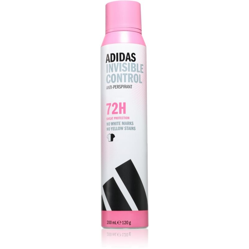 Adidas Invisible Control antiperspirant proti bílým skvrnám 200 ml