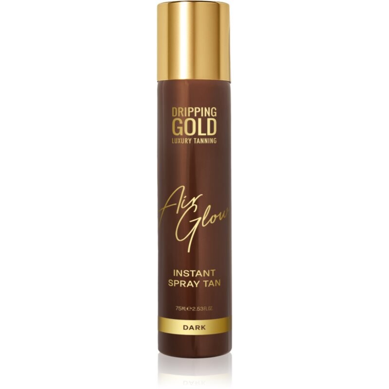 Dripping Gold Air Glow Instant Spray Tan samoopalovací sprej odstín Dark 75 ml