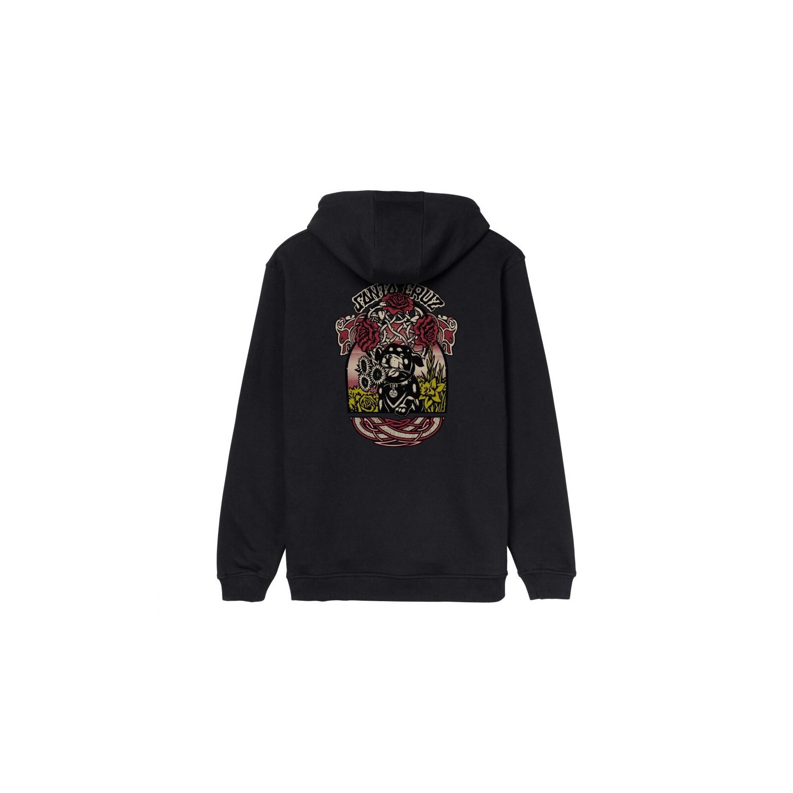 mikina SANTA CRUZ - Dressen Celtic Clash Hood Black (BLACK) velikost: XXL