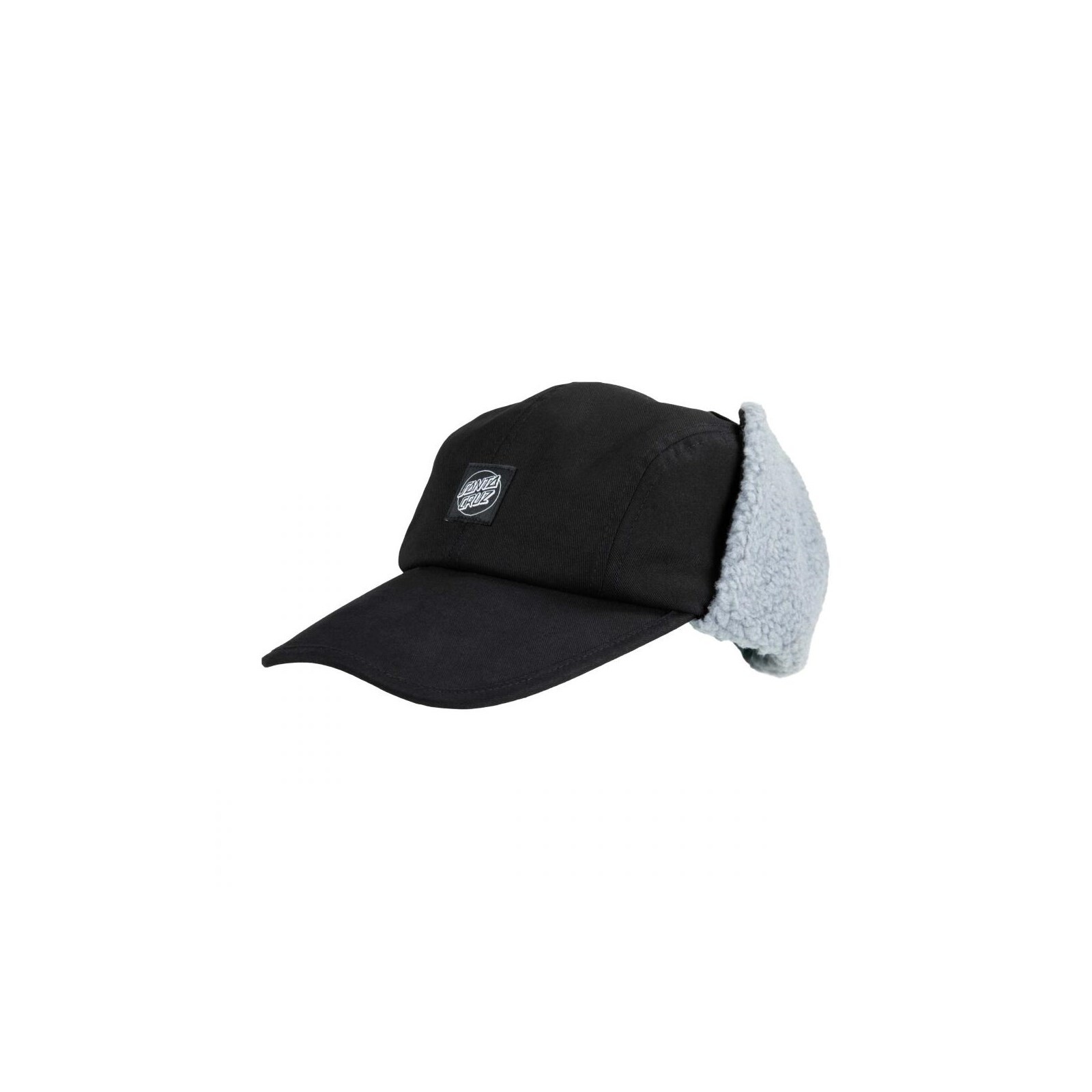 kšiltovka SANTA CRUZ - Opus Dot Label Trapper Hat Black (BLACK)