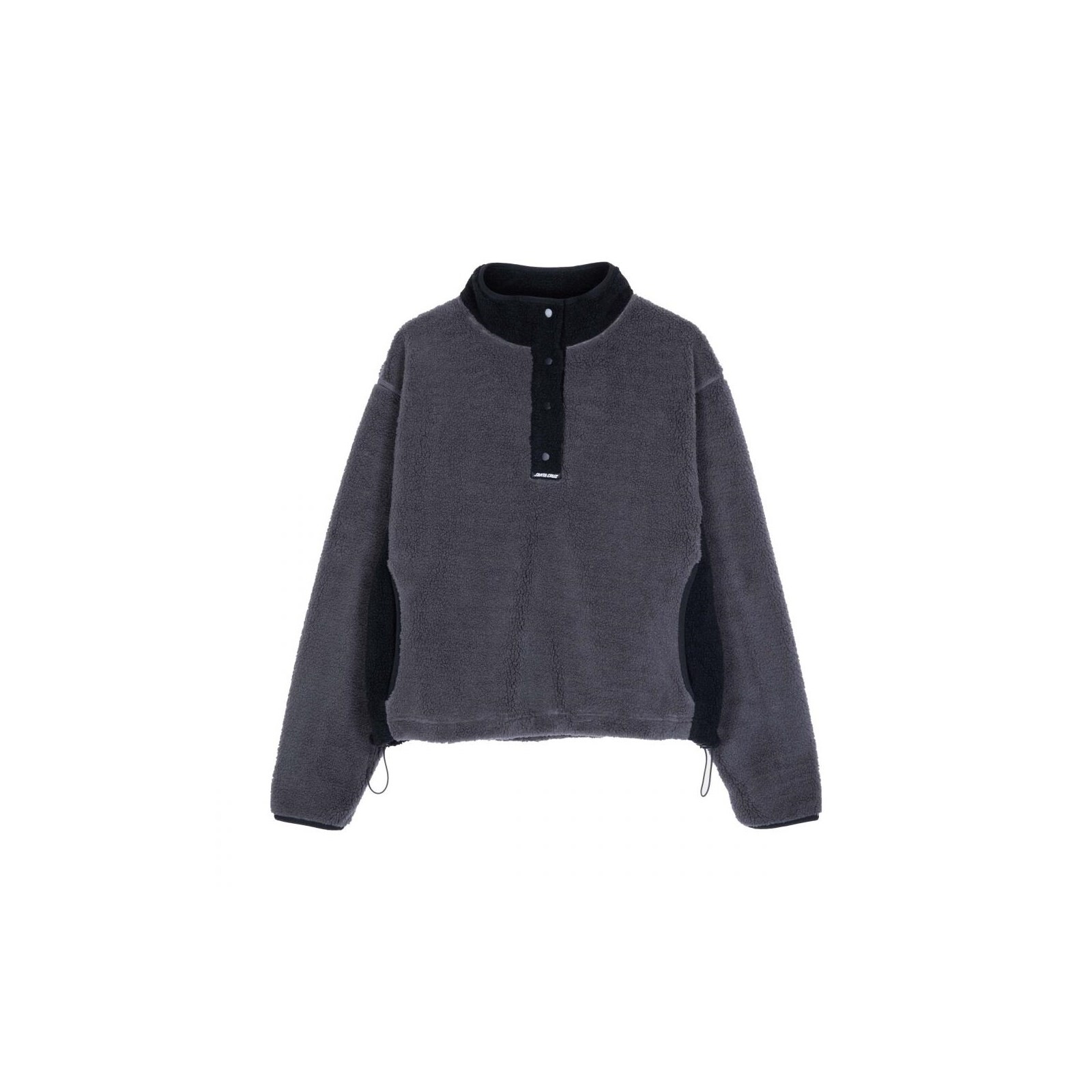 mikina SANTA CRUZ - Sierra Fleece Charcoal Black (CHARCOAL-BLACK)