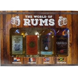 Sada The World of Rums č.2 40ml x 4ks miniatur