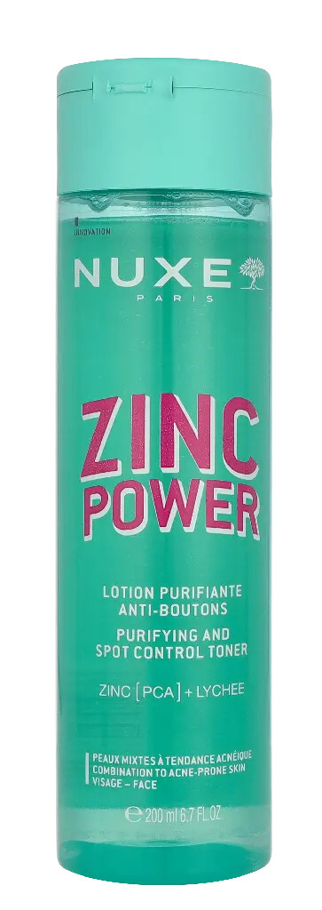 Nuxe Tonikum proti nedokonalostem pleti Zinc Power (Purifying and Spot Control Toner) 200 ml