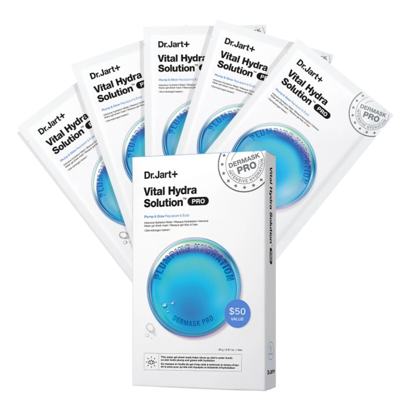 Dr. Jart+ Hloubkově hydratační pleťová maska Vital Hydra Solution Pro 5 x 26 g